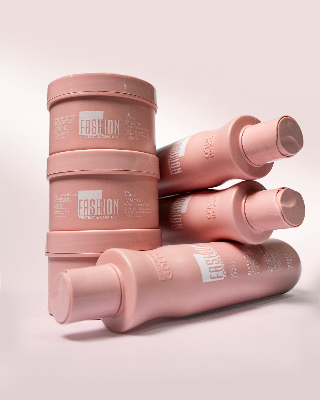 Fashion Gold - Alisado en Casa 300gr + Shampoo 300ml + Pre-Shampoo 300ml + Mask 250gr