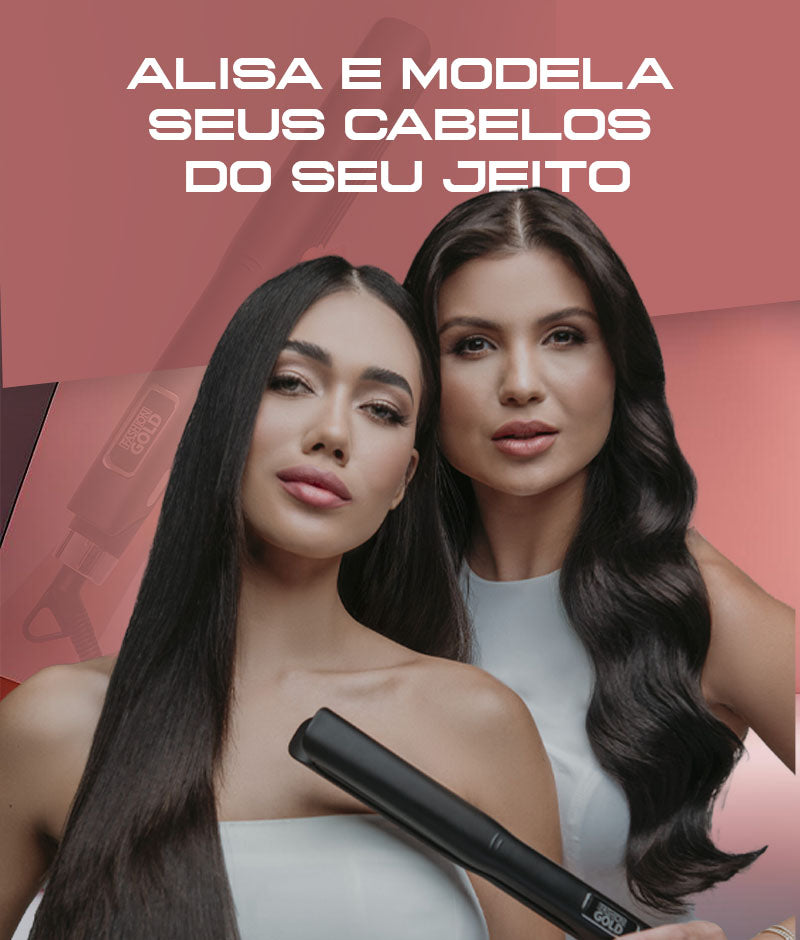 Plancha de Cabello Fashion Gold - Stylist Blacktitan Ultra