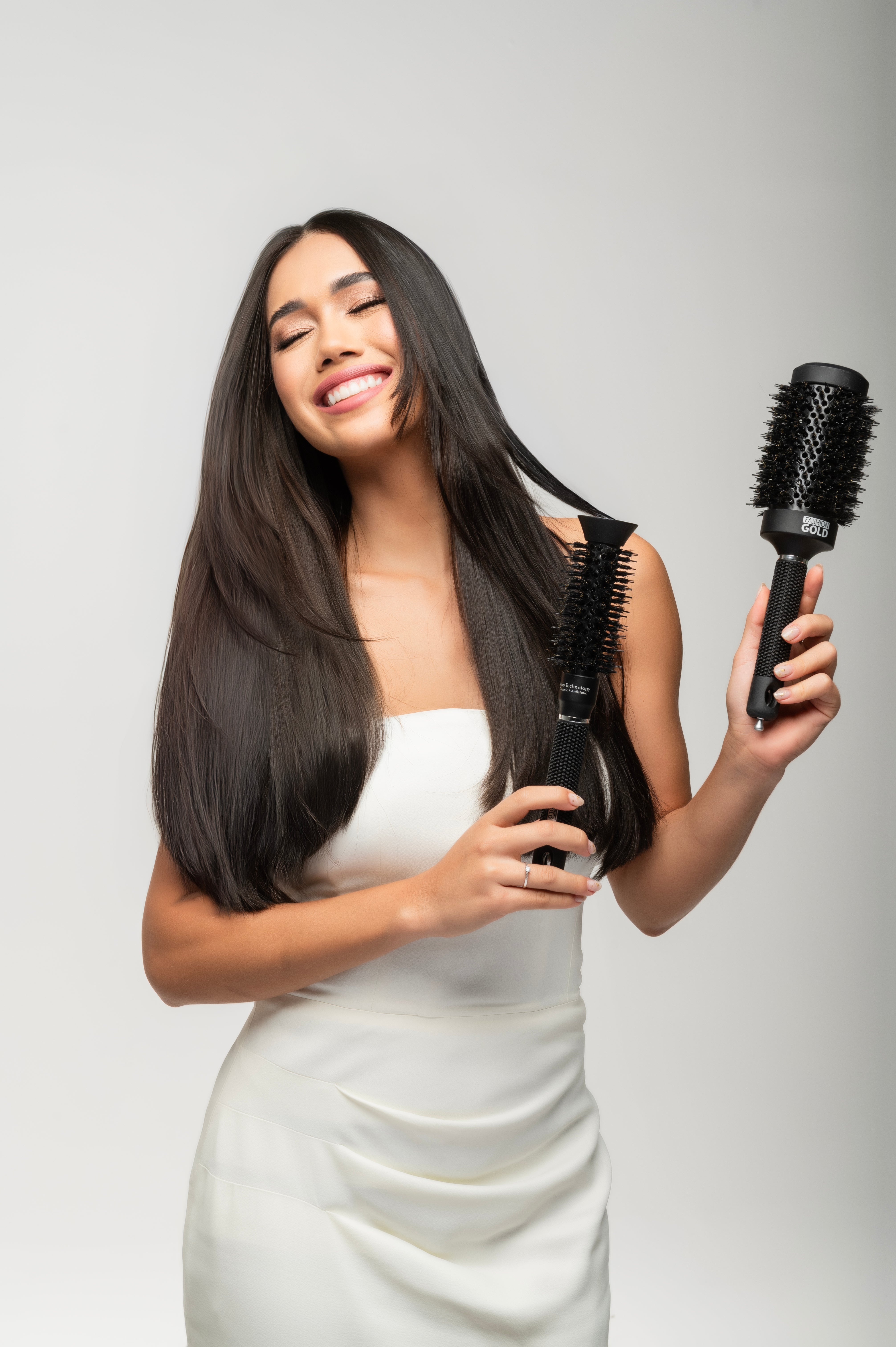 Kit de Cepillos Profesionales Stylist - Fashion Gold