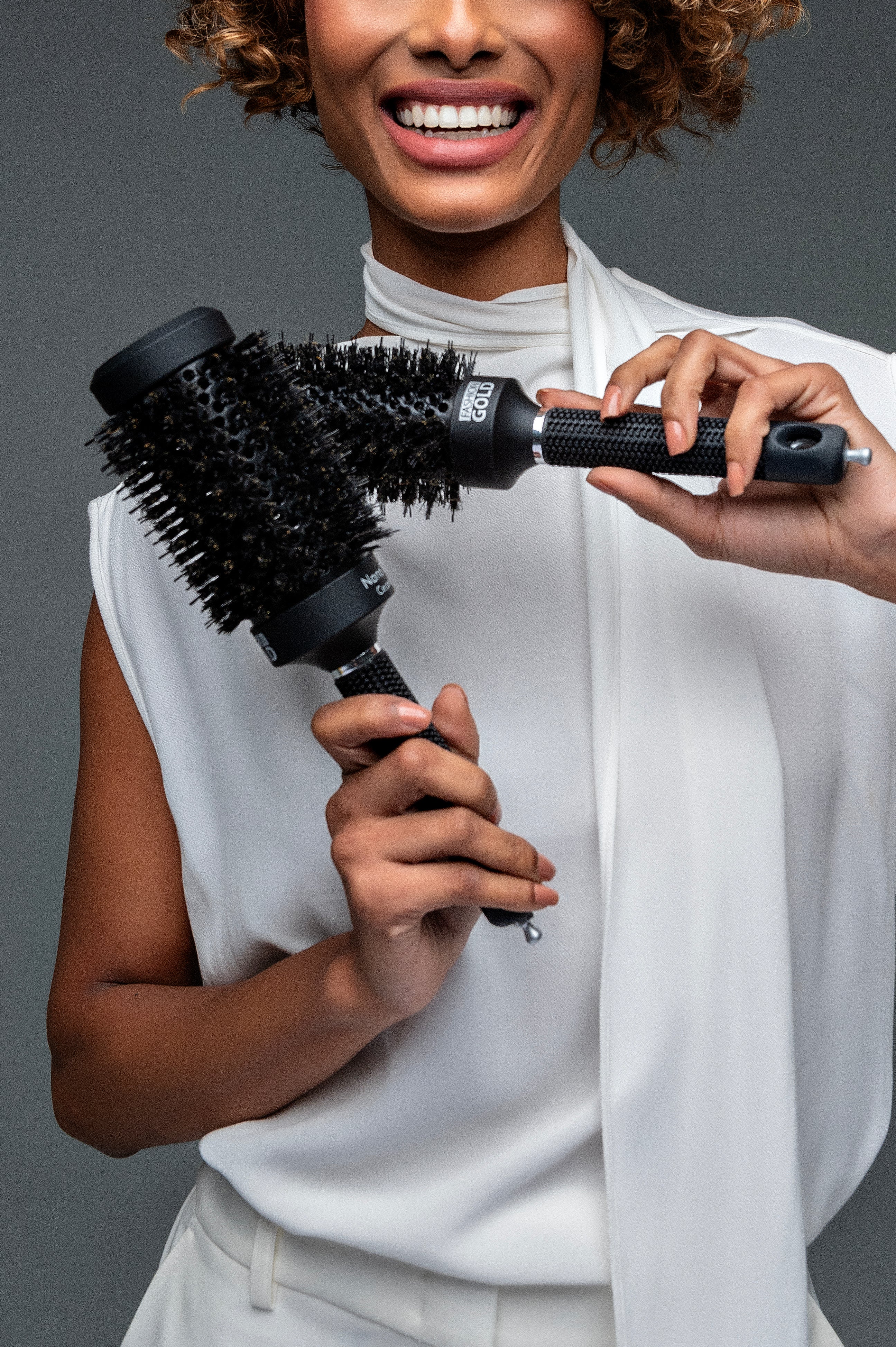 Kit de Cepillos Profesionales Stylist - Fashion Gold