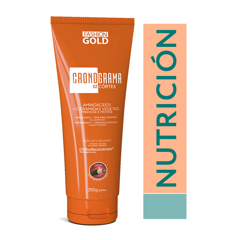 Mask Nutrición 250 g Cronograma Cuidados Profundos - Ybera Fashion Gold