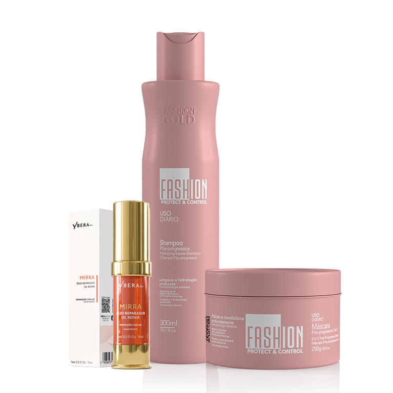 KIT Protect & Control - Shampoo 300 ml & Mask 250 g + Mirra - Oil Repair 15 ml