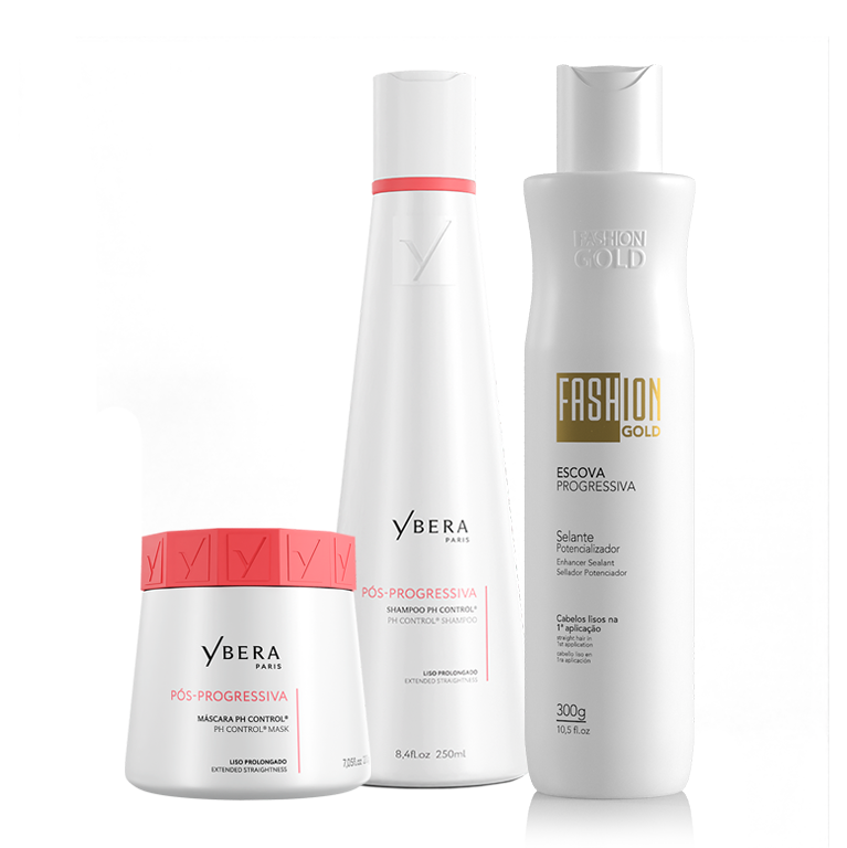 KIT Pos-Progressiva - Shampoo 250 ml & Mask + 200 g Alisado en casa 300 g