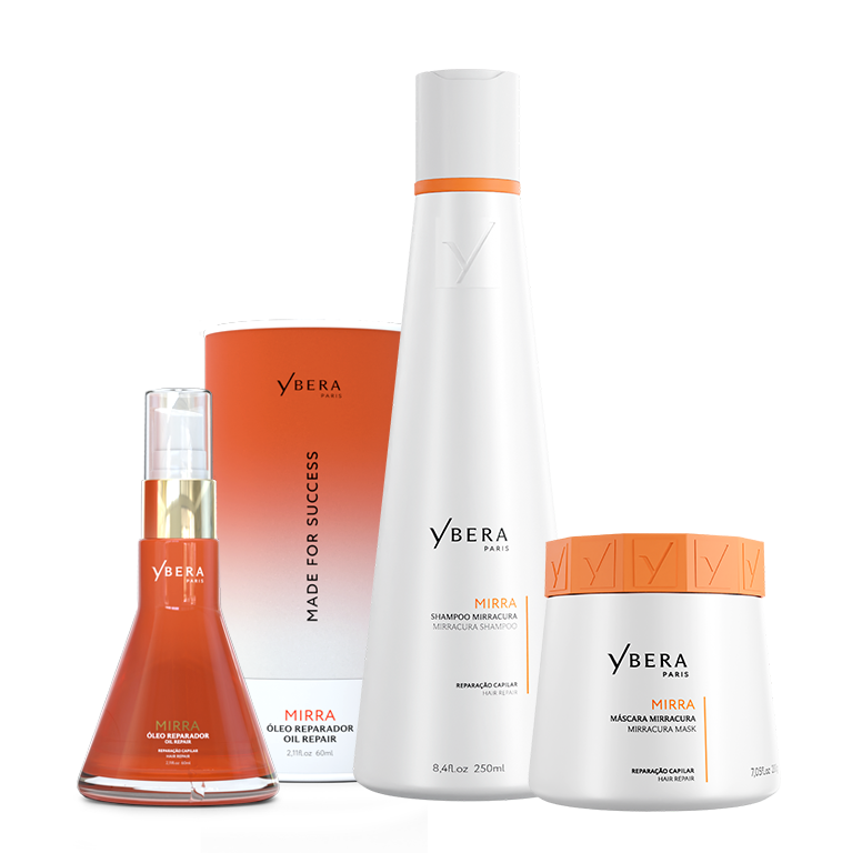 KIT Mirra - Shampoo 250 ml + Mask 200 g + Mirra Oil Repair 60 ml