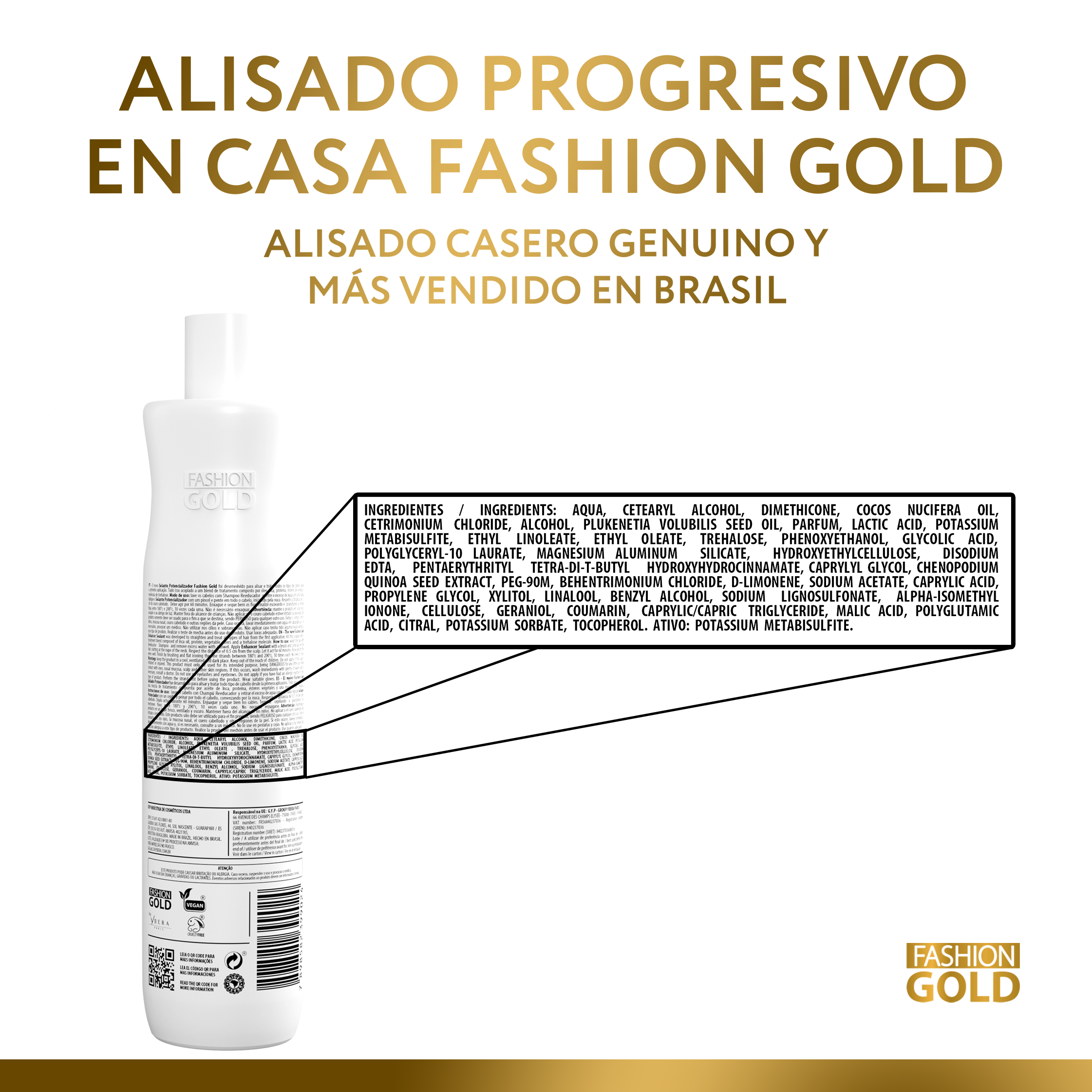 Fashion Gold - Alisado en Casa 500gr