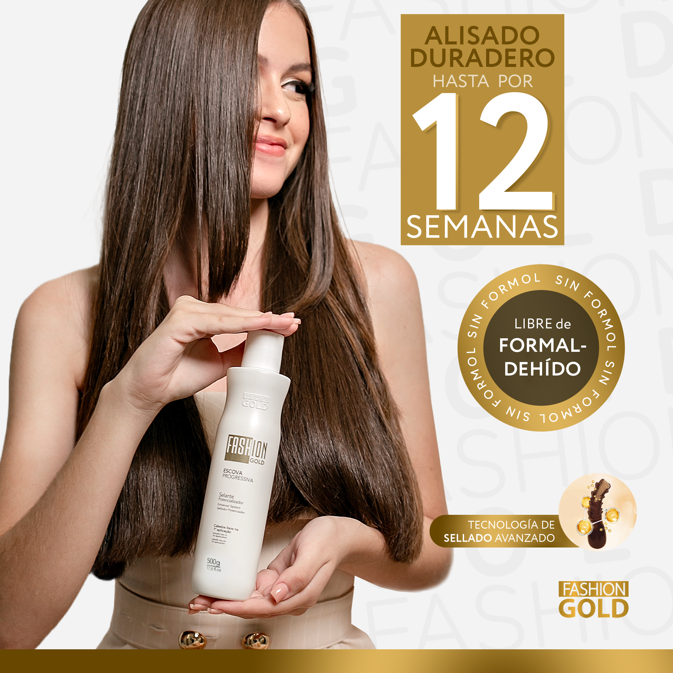 Fashion Gold - Alisado en Casa 500gr