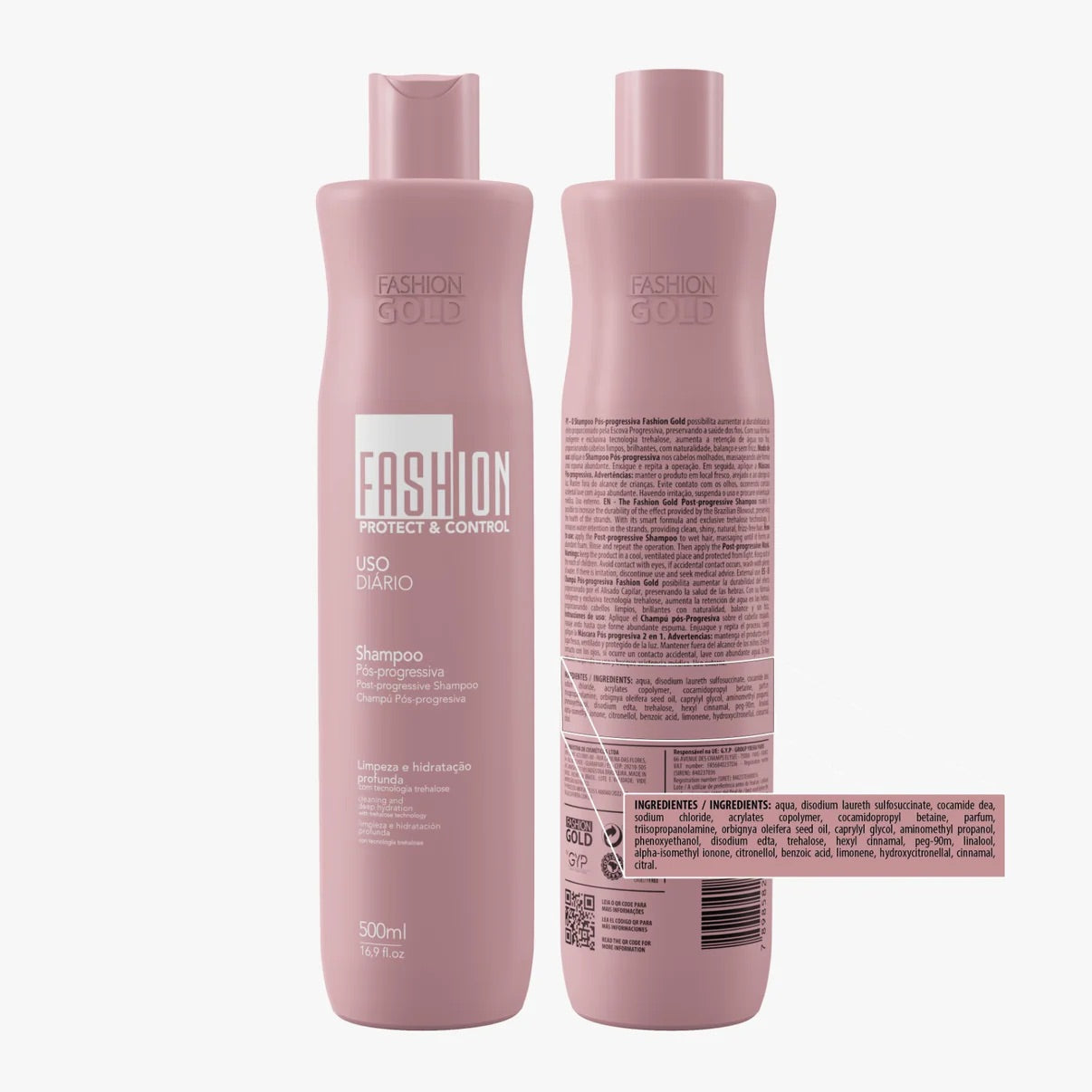 Fashion Gold - Protect & Control Shampoo 500ml