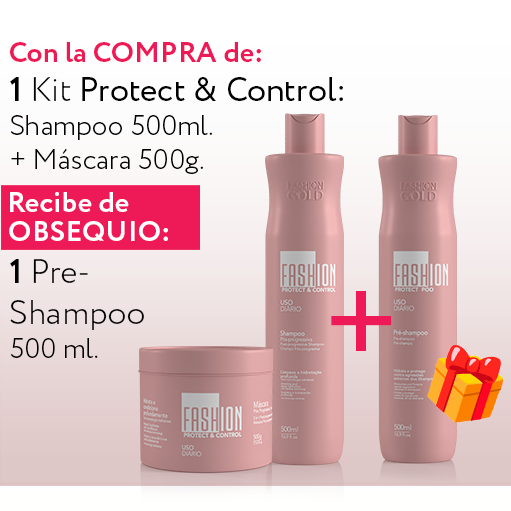 KIT Protect & Control - Shampoo 500 ml & Mask 500 g