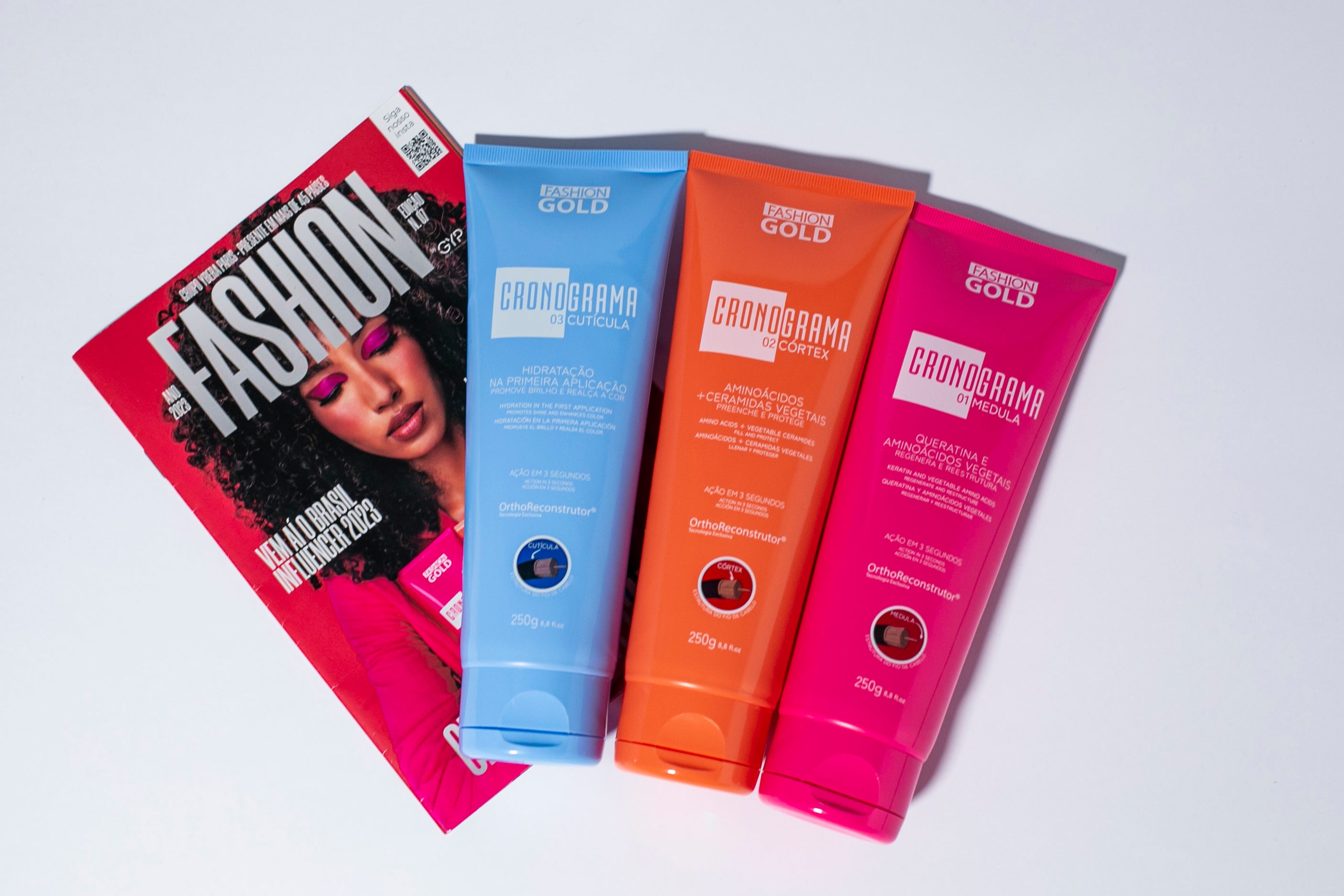 Mask Reconstrucción 250 g Cronograma Cuidados Profundos - Ybera Fashion Gold